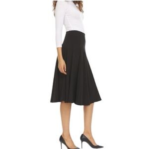 NWT Kikiriki Black Midi Skirt Size Small